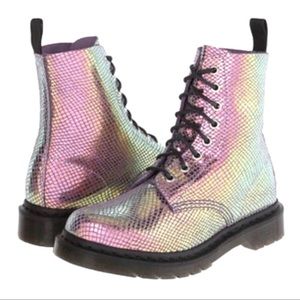 Dr. Martens 1460 Pink Pascal Iridescent Boots